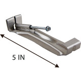 Spectra Metals K Style Aluminum Hidden Gutter Hanger Bracket with Screw