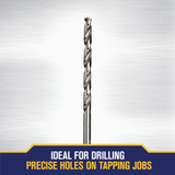 Irwin #8 Bright High Speed Steel Wire Gauge Drill Bit 81108 320334