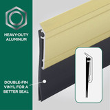 M-D Building Products 0.25 In. 36 In. Gold Door Sweep 05744 271322