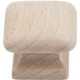 Do it Wood Hardwood Square 2 In. Cabinet Knob, (2-Pack) 578DI-2