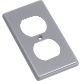 Steel City Duplex Outlet 4-1/4 In. x 2-5/16 In. Handy Box Cover HB1DP