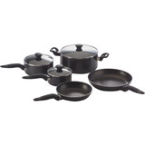 Mirro Black Non-Stick Aluminum Cookware Set (10-Piece) MIR-A797SA84