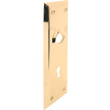 Defender Security Brass Mortise Trim Plate