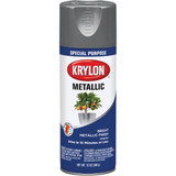 Krylon Metallic 11 Oz. Flat Spray Paint, Dull Aluminum K01403777