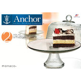 Anchor Hocking Monaco Dome Cake Serving Tray Set 86031L6