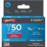 Arrow T50 Heavy-Duty Monel Staple, 5/16 In. (1000-Pack) 505M1