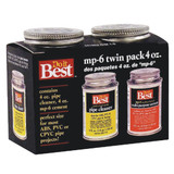 Do it Best MP-6 Pipe Cleaner & PVC Cement Kit, (2) 4 Oz. Cans 19522