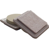 Do it 3 In. Square Mover's Pads,(4-Pack) 227677