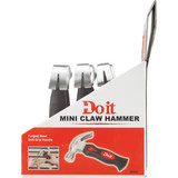 Do it Mini 8 Oz. Smooth-Face Curved Claw Hammer with Steel Handle Pack of 6 300640 300640