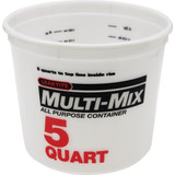 Leaktite 5 Qt. Semi-Transparent Multi-Mix All Purpose Mixing And Storage Container