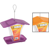 Stokes Select Belle Fleur Plastic 1.5 Qt. Capacity Hopper Bird Feeder