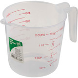Smart Savers 2 Cup White Plastic Measuring Cup 820054 Pack of 12