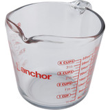 Anchor Hocking 4 Cup Clear Glass Measuring Cup 55178AHG17 Pack of 3