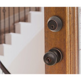 Steel Pro Oil Rubbed Bronze Deadbolt and Door Knob Combo BFX7B91B 222805