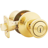 Steel Pro Polished Brass Entry Door Knob TR700B 239054