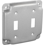 Southwire 2-Toggle Switch 4 In. x 4 In. Square Device Cover G1936-UPC