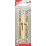 National Hardware 5 In. Brass Steel Door Barrel Bolt
