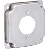 Southwire 1.719 In. Dia. Receptacle 4 In. x 4 In. Square Device Cover G1943-UPC
