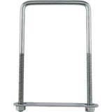 National Hardware 3/8 In. x 4 In. x 7 In. Zinc Square U Bolt
