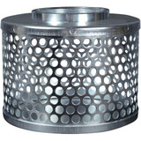 Apache 2 In. ID Plated Steel Suction Hose Strainer 70000504