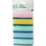 Smart Savers 3.7 In. x 2.36 In. Scrub Sponge (5-Pack) HV265(PBH) Pack of 12