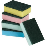 Smart Savers 3.7 In. x 2.36 In. Scrub Sponge (5-Pack)