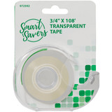 Smart Savers 3/4 In. x 1299 In. Transparent Tape 10185 Pack of 12