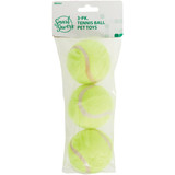 Smart Savers 6 Cm. Dia. Tennis Ball Dog Toy (3-Pack) 800937 Pack of 12