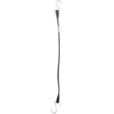 Erickson 5/8 In. x 24 In. Hook-to-Hook Rubber Industrial EDPM Tarp Strap, Black