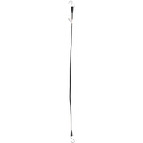 Erickson 5/8 In. x 44 In. Hook-to-Hook Rubber Industrial EDPM Tarp Strap, Black