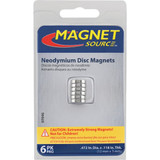 Master Magnetics 0.472 in. Neodymium Disc Magnet (6-Pack) 07046 353426