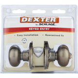 Dexter Satin Nickel Entry Door Knob