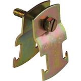 Superstrut 1 In. Gold Galvanized Electroplated Zinc Universal Pipe Clamp