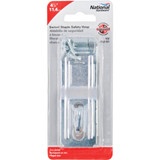 National Hardware 4-1/2 In. Zinc Swivel Safety Hasp