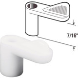 Prime-Line 7/16 In. White Swivel Plastic Screen Clips with Screws (12 Count)