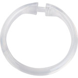 Zenith Zenna Home Clear Plastic Shower Curtain Ring (12 Count) SSR001KK 619159