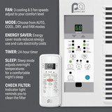 Perfect Aire 6000 BTU 250 Sq. Ft. Window Air Conditioner 4PNC6000 510334