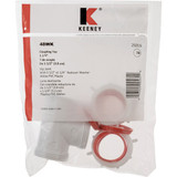 Keeney 1-1-2 In. White Polypropylene Three-Way Coupling Tee 48WK 444553