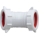 Keeney 1-1-2 In. White Polypropylene 45 Degree Elbow Coupling 49PVCK 444588