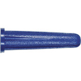 Hillman #6 - #8 Thread x 3/4 In. Blue Conical Plastic Anchor (100 Ct.) 370336