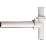 Keeney 1-1/2 In. x 16 In. White Polypropylene End Outlet Disposal Kit 334W