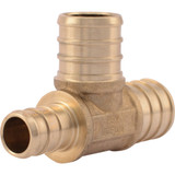 SharkBite 3/4 In. x 1/2 In. x 3/4 In. Barb Reducing Brass PEX Tee UC444LFA