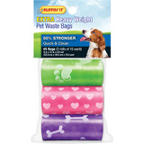 Ruffin' it 9.5 In. W. x 13.5 In. H. Multi-Color Pet Waste Bag (45-Pack) 19347