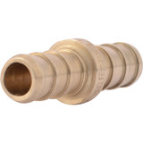 SharkBite Lead-Free Insert 3/8 In. Barb x 3/8 In. Barb Brass PEX Coupling