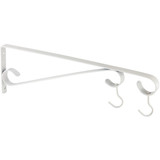 National 15 In. White Steel Hanging Plant Bracket N274639 729563