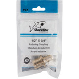 SharkBite Lead-Free Insert 3/4 In. Barb x 1/2 In. Barb Brass PEX Coupling