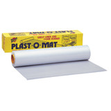 Plast-O-Mat 30 In. W x 50 Ft. L White Ribbed Floor Runner/Carpet Protector PM50W