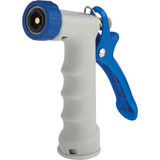 Best Garden Metal Insulated Grip Hot Water Pistol Nozzle, Blue & Gray GN5685