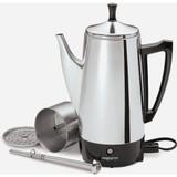 Presto 2 To 12 Cup Stainless Steel Electric Coffee Percolator