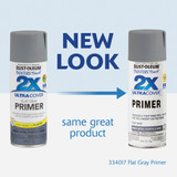Rust-Oleum Painter's Touch 2X Ultra Cover Flat Gray Spray Paint Primer